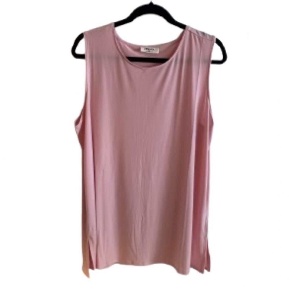 Zenana Outfitters Light Pink Tank Top Size 1X